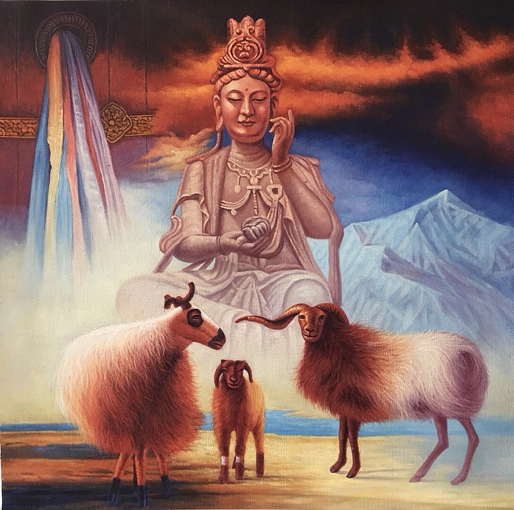 陈一茗 三羊开泰