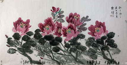 中国美协会员 肖艳坤 花鸟