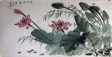 中国美协会员 肖艳坤 花鸟
