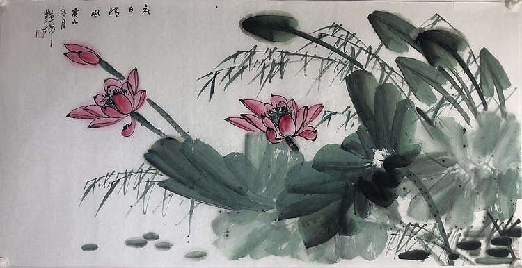 中国美协会员 肖艳坤 花鸟