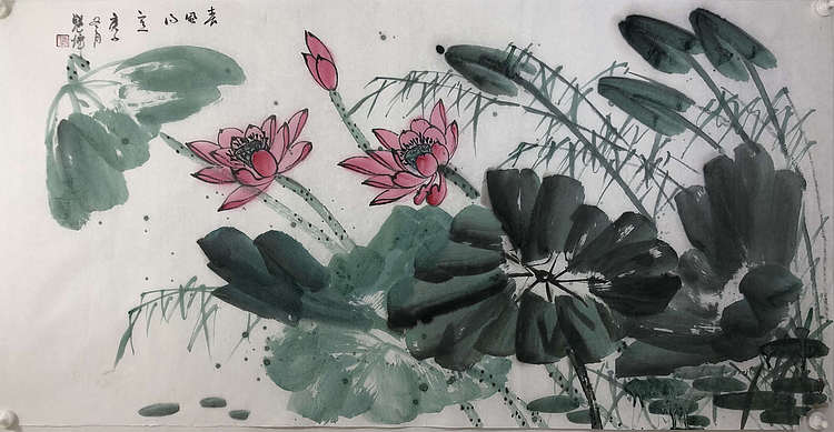 中国美协会员 肖艳坤 花鸟