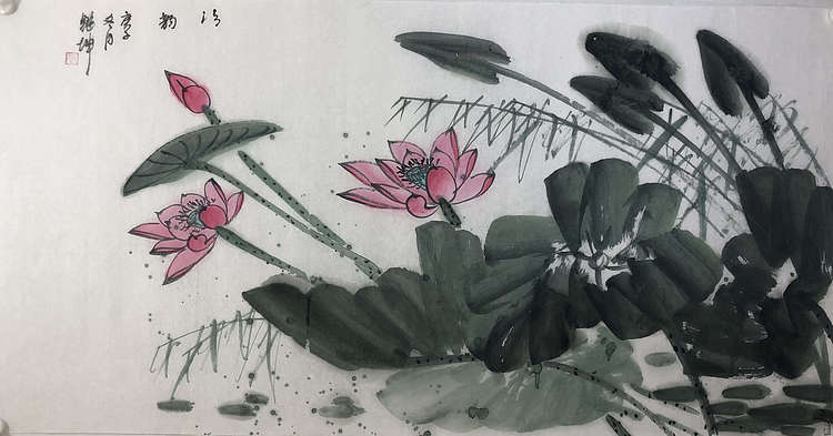 中国美协会员 肖艳坤 花鸟