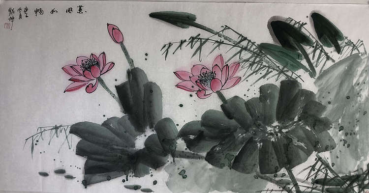 中国美协会员 肖艳坤 花鸟