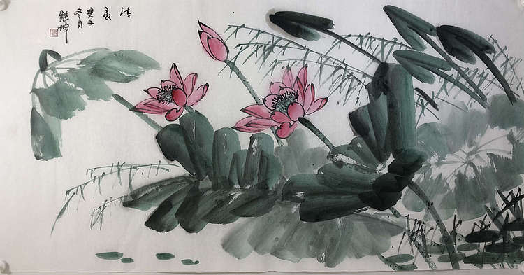 中国美协会员 肖艳坤 花鸟