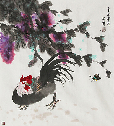 鲁西北工笔画艺术院院长 周怀峰国画作品