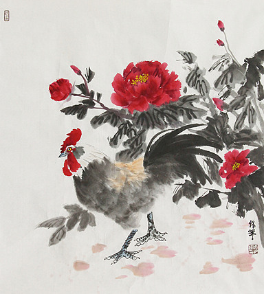 鲁西北工笔画艺术院院长 周怀峰国画作品