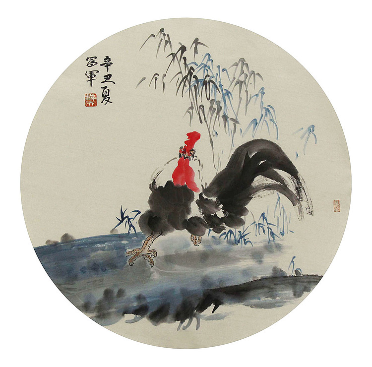 鞍山美术家协会会员，海城市中国画学会副主席 杨富军 国画
