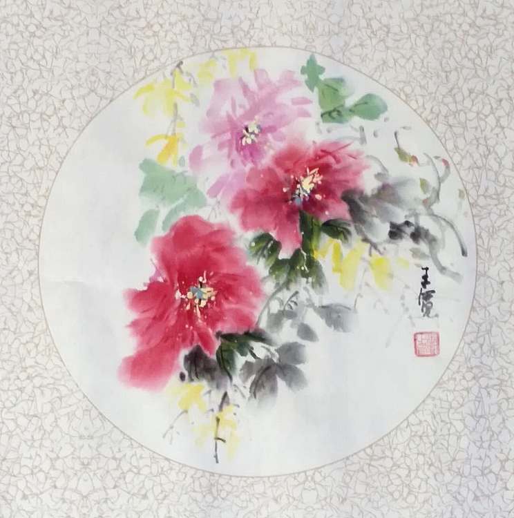 王宽 《牡丹》