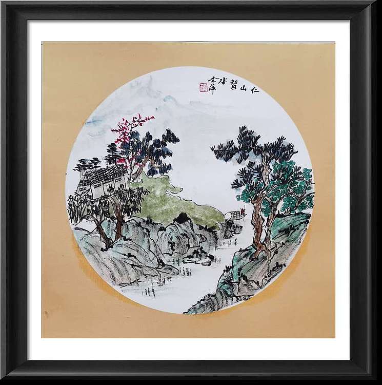 兰花 小山水