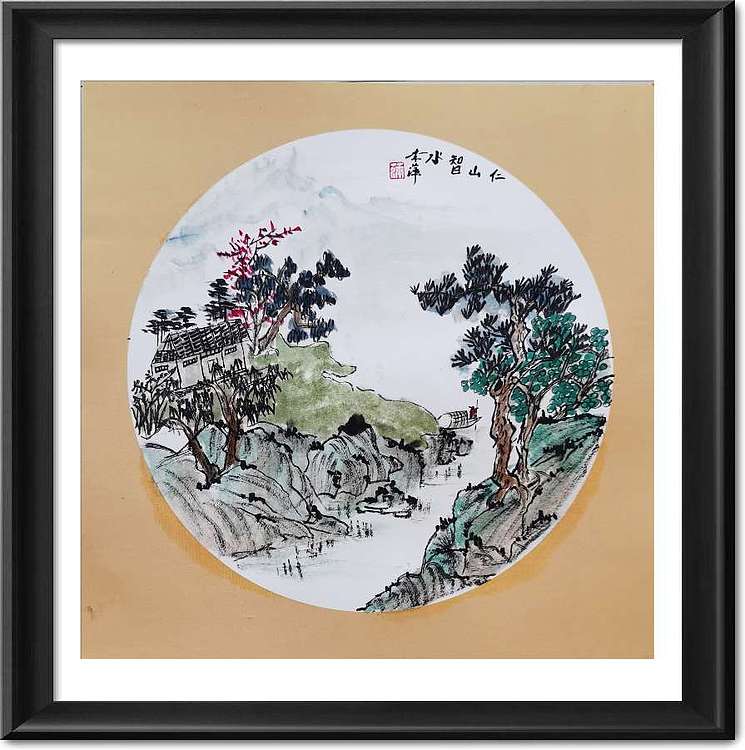 兰花 小山水