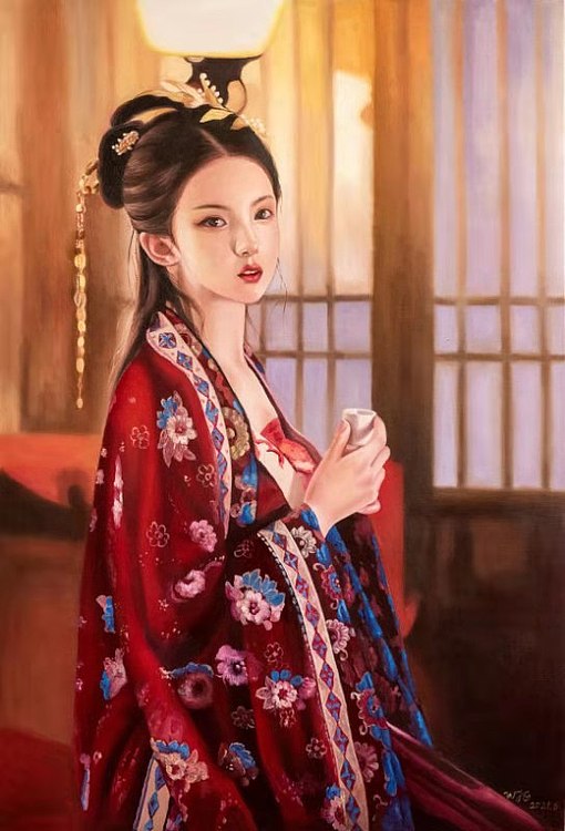 著名油画家  吴军国