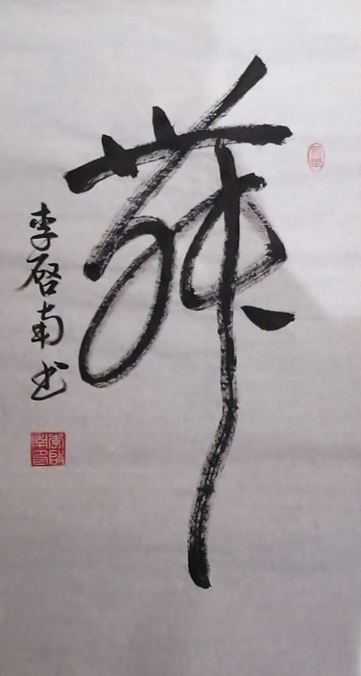青年书法家 李启南 《舞》