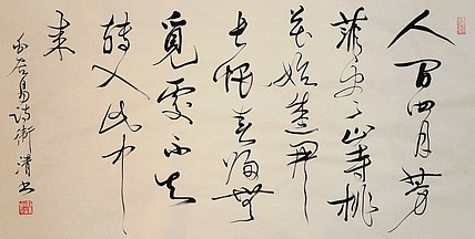 老钱 《大林寺桃花》李白
