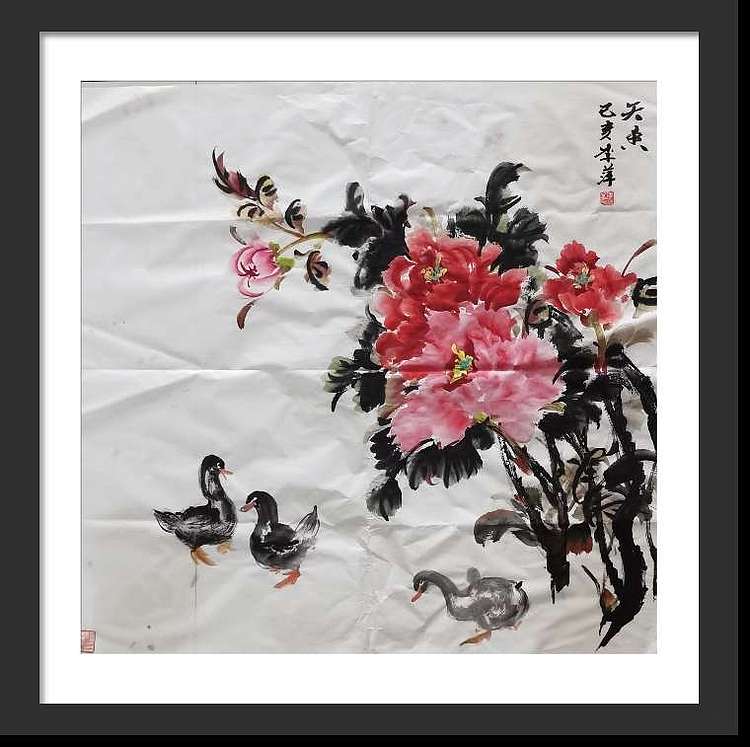 兰花 国画