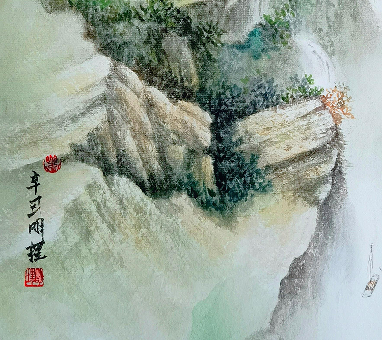 明理 四川省美术家协会会员 当代工笔画研究会会员四季系列—夏
