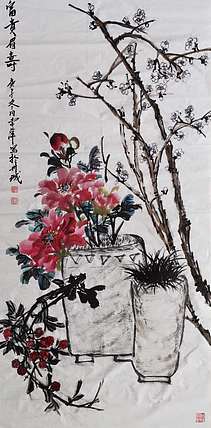 兰花 国画