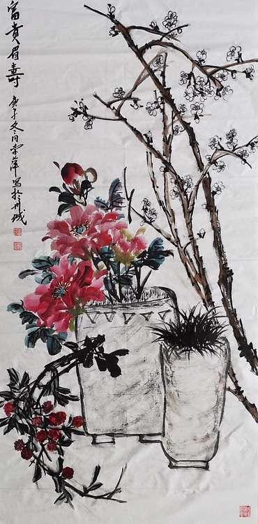 兰花 国画