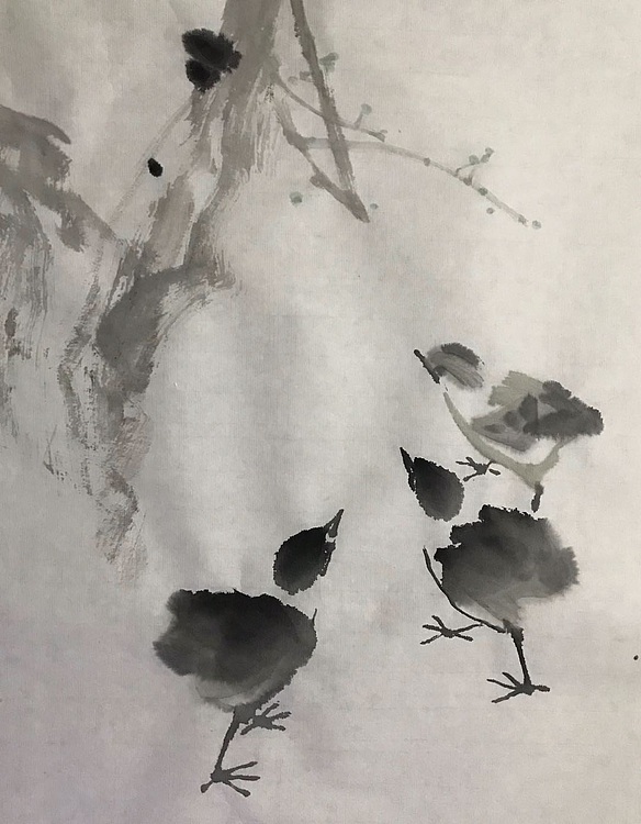 中国书画收藏家协会会员 泓靖 春生