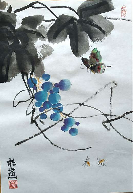 李林砚沐 当代实力派画家李林国画作品