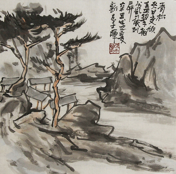 文人画名家，中国美协会员，丁晖明