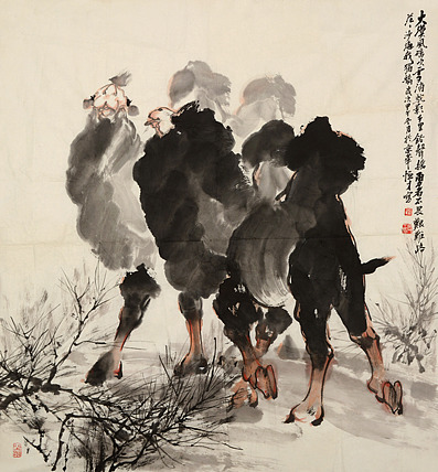 中国西部画院副院长    李恒才
