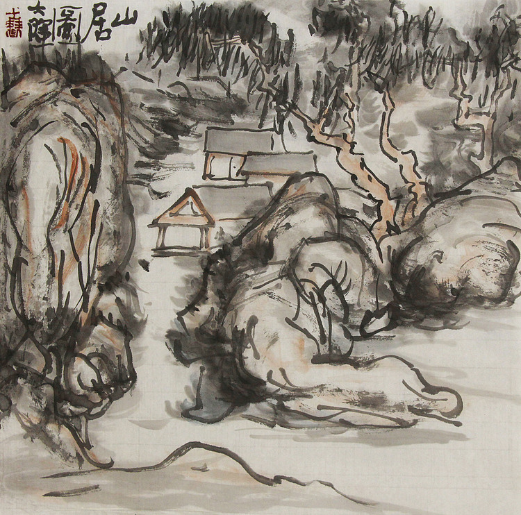 文人画名家，中国美协会员，丁晖明