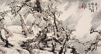 山东省美术家协会会员    高兴泰《铁骨生春》