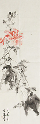 首都师范大学才女 何方祺 国画