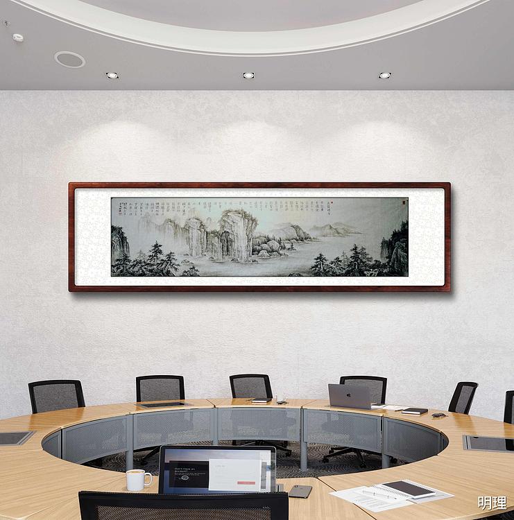 明理 四川省美术家协会会员 当代工笔画研究会会员  《赤壁怀古》