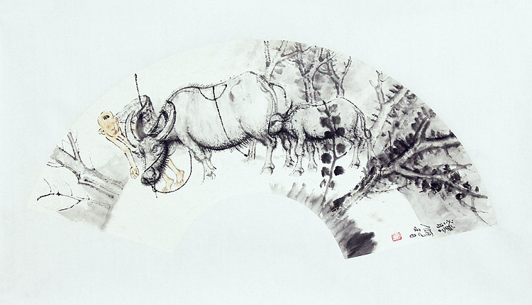 名家 清华美院教授， 戴顺智 带合影