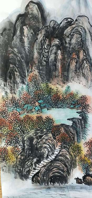 觉道 青年艺术家孟开雄《故乡之秋》