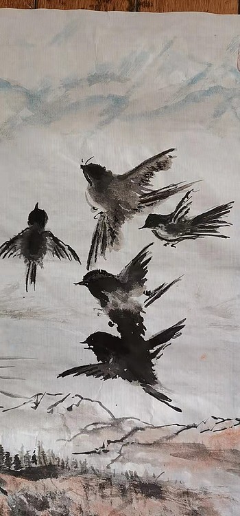 职业书画家 羽翔 花鸟