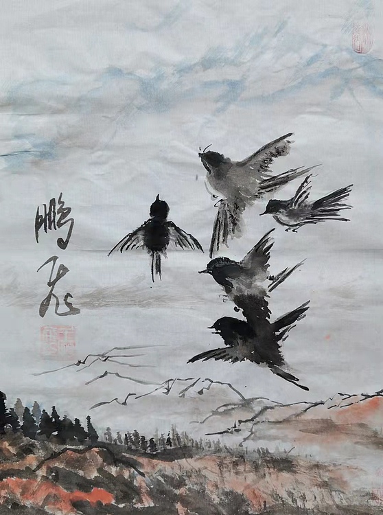 职业书画家 羽翔 花鸟