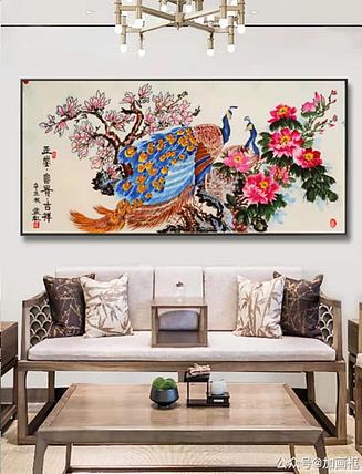 职业书画家 孟红 《玉堂富贵吉祥》