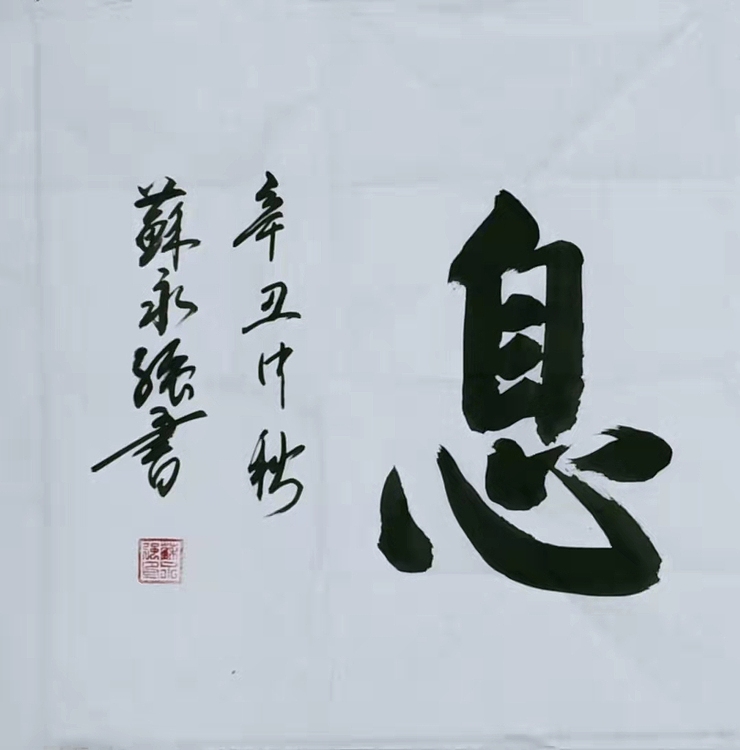 苏永强 中国书画家协会会员书法作品