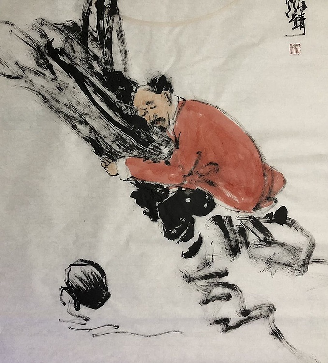 中国书画收藏家协会会员 泓靖 梦入神机