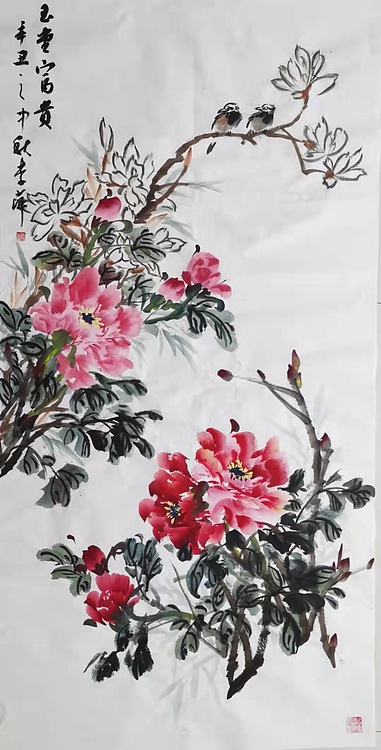 兰花 国画