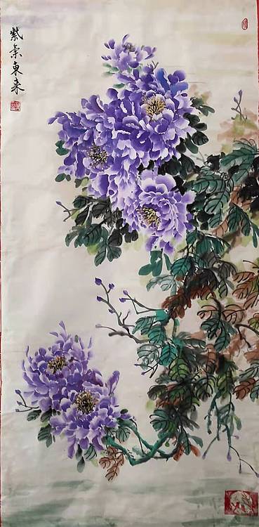 著名画家  樊昆仑