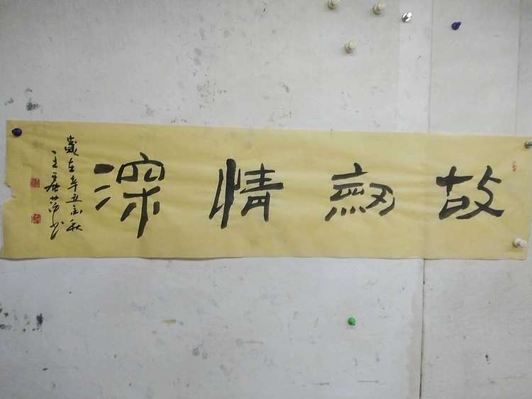 王丽萍 《故剑情深》书法简书中国书法家协会会员，辽宁省书法家协会理事
