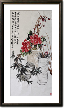 兰花 国画得