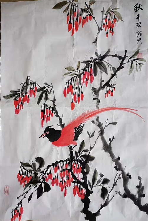 范彩君 德州市美协会员,巜秋》