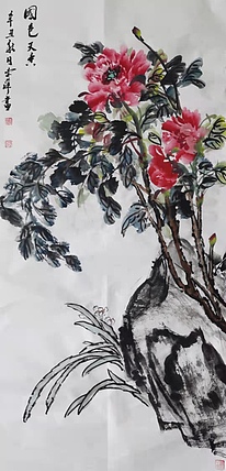 兰花 国画