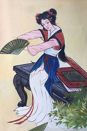 张嘉應手绘油画作品《变》