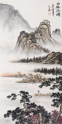 职业画家 教师 李丕民 中国画作品