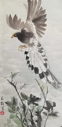 美术教师，赤峰画院青年潜力艺术家--张玉柱 起飞