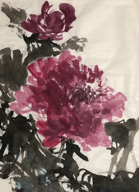 中国书画收藏家协会会员 泓靖 醉春烟