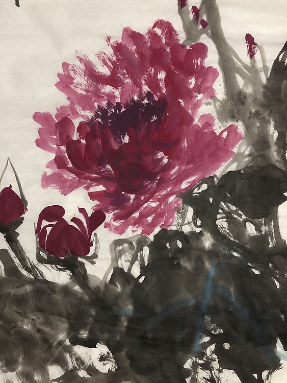 中国书画收藏家协会会员 泓靖 东风舒畅