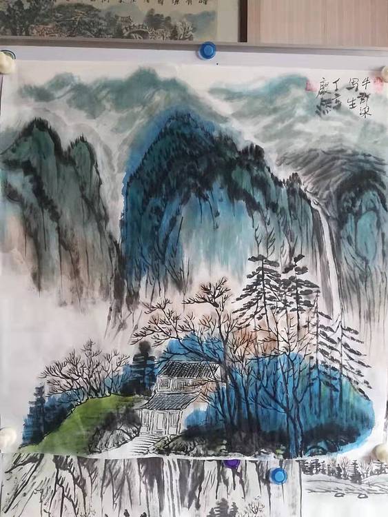 庞染 牛背梁写生