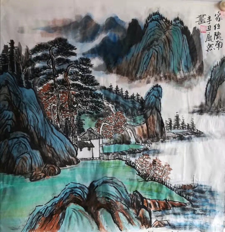 庞染 家住陇南
