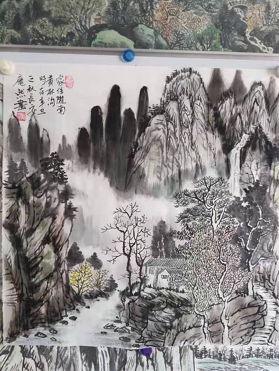 庞染 家住陇南黄林沟